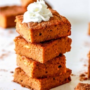 Pumpkin Banana Cake Bars