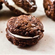 Brownie Cream Sandwich Cookies
