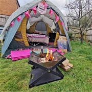 Camp in the Garden