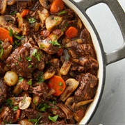 Beef Bourguignon in Burgundy, France