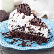 Brownie Bottom Oreo Mousse Cake
