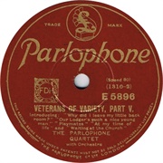 Why Did I Leave My Little Back Room? - 	Parlophone Quartet