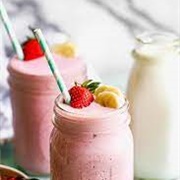 Strawberry Banana Milkshake