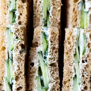 Tzatziki and Cucumber Sandwich