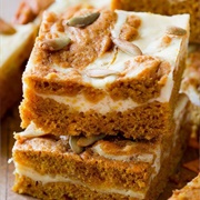 Pumpkin Cream Cheese Bars