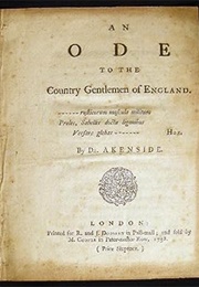 Ode to the Country Gentlemen of England (Mark Akenside)