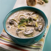 Mushroom and Leek Soup