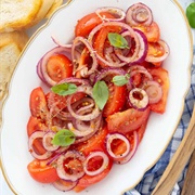 Tomato and Red Onion Salad