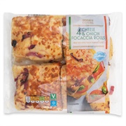 Cheese & Onion Focaccia Rolls