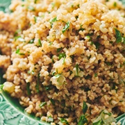 Simmered Bulgur Wheat With Onion