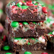 Christmas Magic Layer Brownie Bars