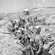 British Troops Defeat the Boers at Ladysmith, South Africa.