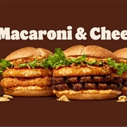 Burger King Mac Cheese Lover Burger