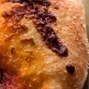 Pizza Crust Dipped in Soda Pop