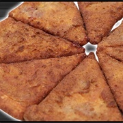 Fried Pepperoni Pizza