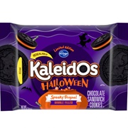 Kroger Kaleidos Halloween Spooky Original Double Filled Chocolate Sandwich Cookies