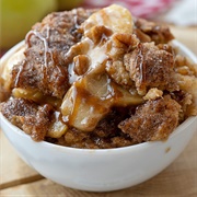 Caramel Apple Pecan Cobbler