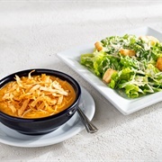 Soup Caesar Salad