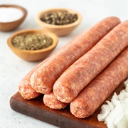 Cheddar and Bacon Sausages