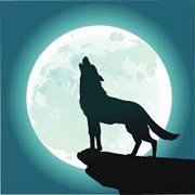 When the Moon Came Out, a Wolf Would Come Out and Howl