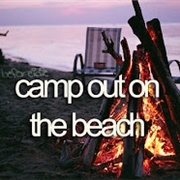 Camp Out on a Beach