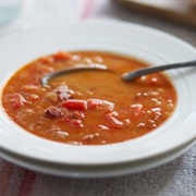 Red Pepper and Lentil Soup