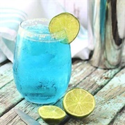 Blue Curaçao & Lemonade