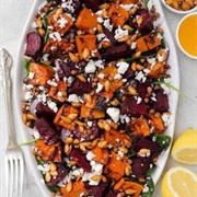 Roasted Pumpkin & Beetroot Salad