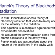 Max Planck Discovers the Law of Black-Body Radiation