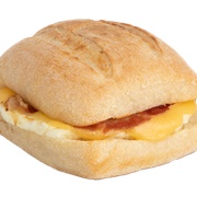 Bacon, Gouda, and Egg Sandwich