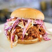 Pulled Pork Sandwich With Coleslaw