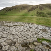 Kirkjugólf Basalt Columns, Kirkjubæjarklaustur, Iceland