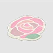 Pink Rose Rug