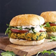 Chickpea Veggie Burger