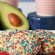 4th of July Avocado Cookies