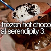 Drink Frozen Hot Chocolate at Serendipity 3