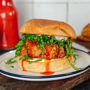 Vegan Buffalo Tender Burger