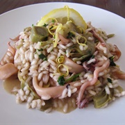 Risotto Con Carciofi E Calamari