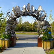 Fairbanks Antler Arch