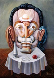 Girl Reading Dalì (Oleg Shuplyak - 2011)