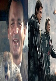 Groundhog Day + Edge of Tomorrow (1993) / (2014)