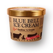 Blue Bell Cookies Cream