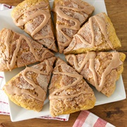 Pumpkin Snickerdoodle Scones