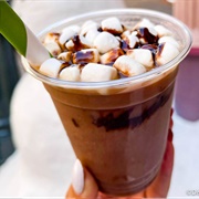 Frozen Hot Chocolate With Cherry Bourbon