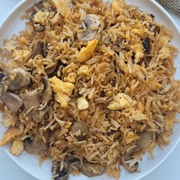Egg and Mushroom Fried Rice