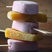 Mango & Strawberry Popsicles