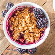 Blackberry & Apple Crumble With Oat-Based Topping