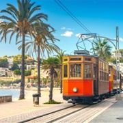 Lemon Train From Palma to Soller and  Puerto De Soller