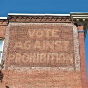 Vote Against Prohibition Sign