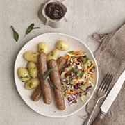 Sage and Onion Vegan Sausage
